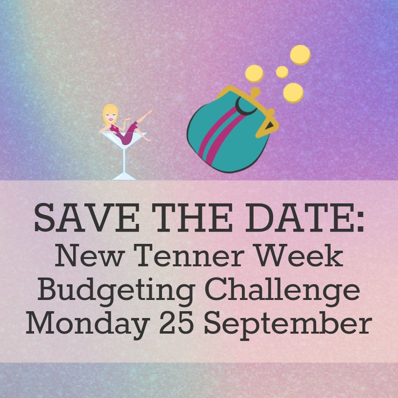Save the Date new Tenner Week Challenge starts Mon 25 Sep at Penny Golightly