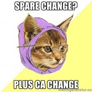 spare change Jump Start Penny Golightly