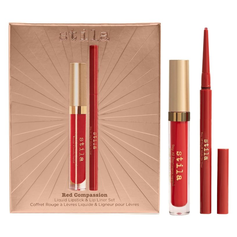 Stila Red Compassion lip set in Beso