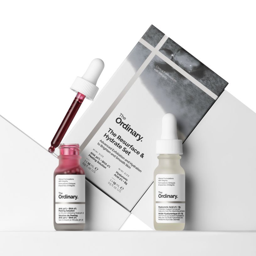 The Ordinary Resurface & Hydrate set