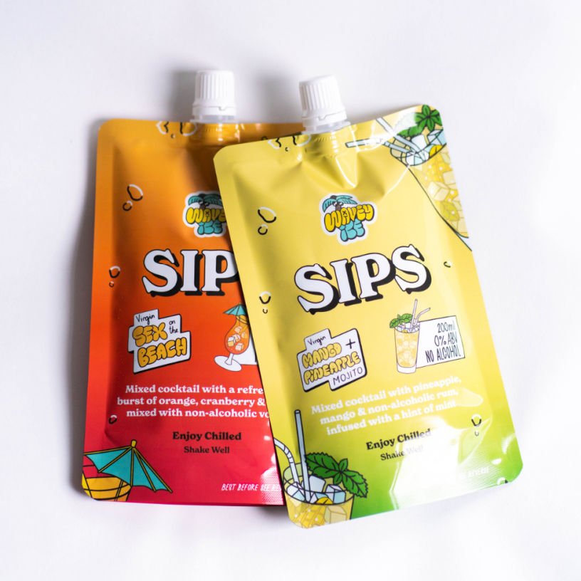 Wavey Ice Sips Virgin mocktails new alcohol free drinks for 2023