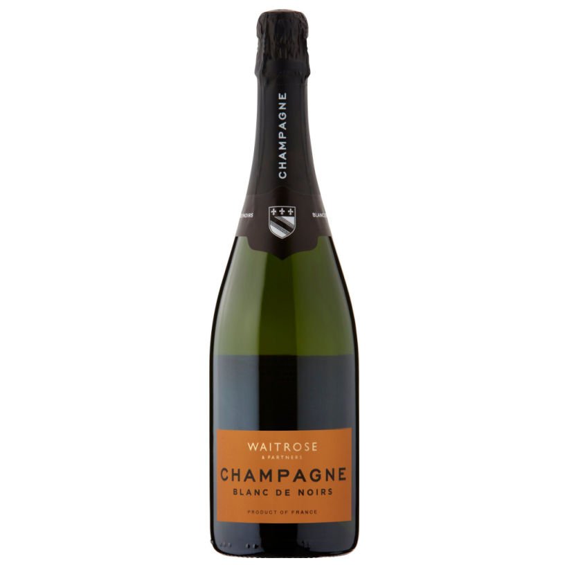 Best value supermarket champagne Waitrose Blanc de Noirs NV 