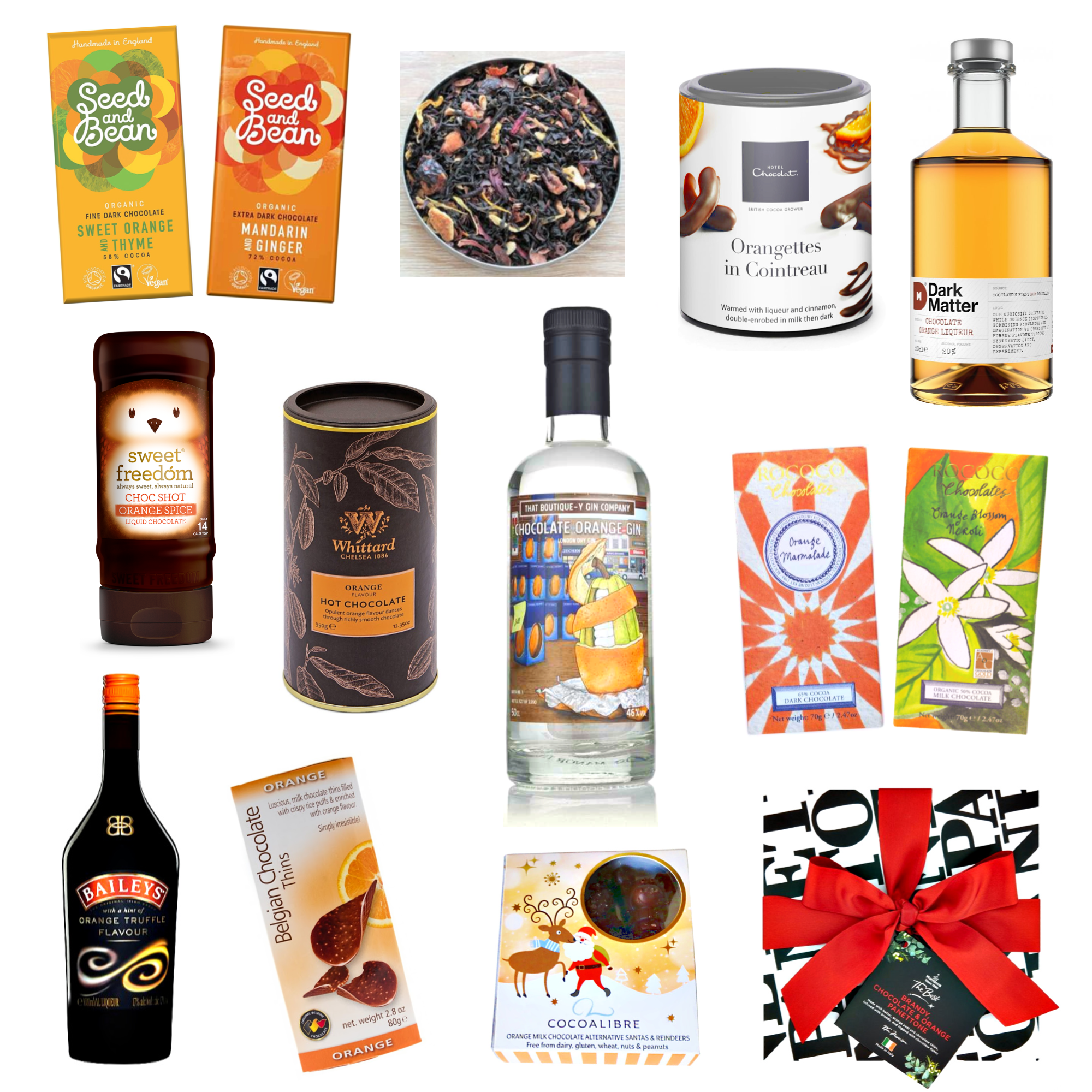 Christmas gift guide for foodies chocolate orange food and drink