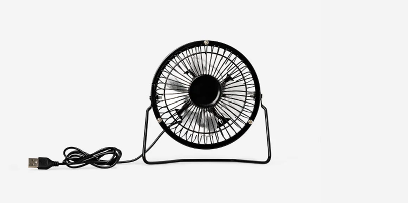 Flying Tiger rechargeable fan with USB and solar panel