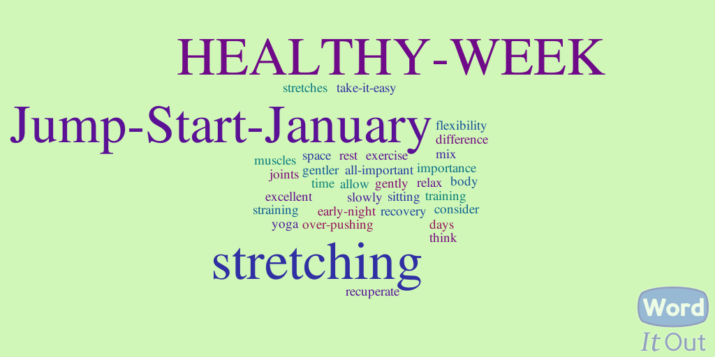 jump start january healthy week stretch