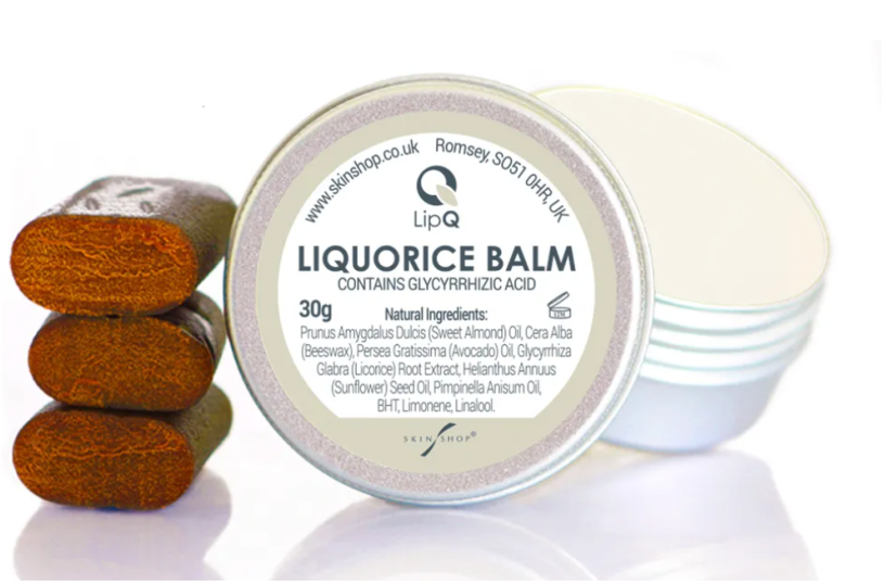 LipQ liquorice lip balm by Skinshop