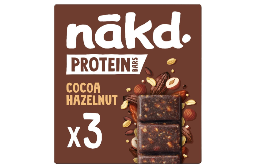 New Nakd protein bars cocoa and hazelnut review