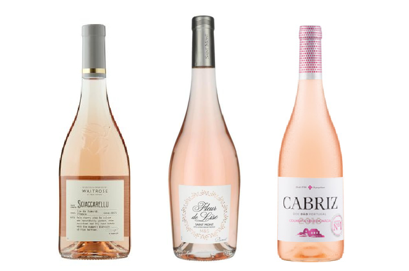 Rose wine summer supermarket wines under £10 cheap 