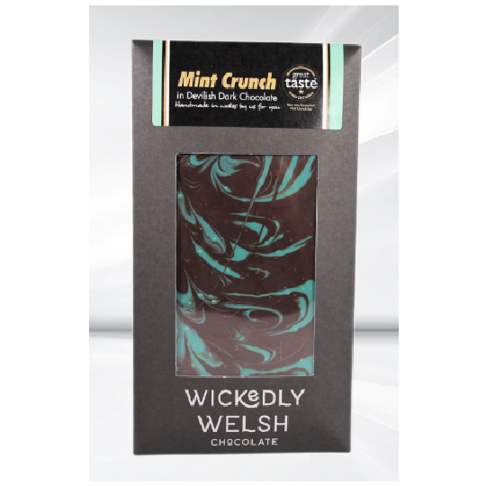 Wickedly Welsh Chocolate mint crunch bar